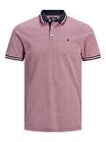 Jack & Jones Polo Yaka Kısa Kollu Kırmızı Erkek Tişört