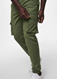 Only & Sons Lastikli Paça Haki Erkek Kargo Pantolon ONSCAM STAGE CARGO CUFF LIFE 6687 N