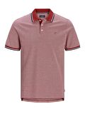 Jack & Jones Düz Koyu Kırmızı Erkek Polo T-Shirt 12169064_JPRBLUWIN POLO SS