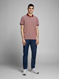 Jack & Jones Düz Koyu Kırmızı Erkek Polo T-Shirt 12169064_JPRBLUWIN POLO SS