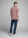 Jack & Jones Düz Koyu Kırmızı Erkek Polo T-Shirt 12169064_JPRBLUWIN POLO SS