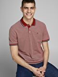 Jack & Jones Düz Koyu Kırmızı Erkek Polo T-Shirt 12169064_JPRBLUWIN POLO SS