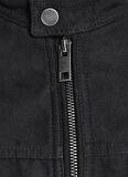 Jack & Jones Regular Fit Siyah Erkek Mont