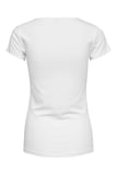 Only Onllive Pamuklu Regular Fit Bisiklet Yaka T Shirt Bayan T SHİRT 15205059 BEYAZ