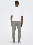 Only & Sons Normal Bel Dar Paça Açık Gri Erkek Pantolon ONSMARK PANT STRIPE GW 3727 NOOS