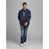 Jack&Jones Büyük Beden Lacivert Erkek Bomber Ceket 12173990