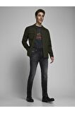 Jack Jones Glenn Model Siyah Dar Kesim Kot Pantolon 12162430
