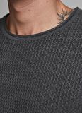 Jack & Jones O Yaka Normal Düz Koyu Mavi Erkek Kazak 12179861_JPRBLUCARLOS KNIT CREW NEC