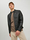 Jack Jones Htano Erkek Suni Deri Ceket 12182192
