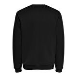 Only & Sons O Yaka Siyah Erkek Sweatshırt 000000000022018683