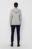 Only & Sons Onsceres Fermuarlı Hoodie Sweatshirt - 22018684