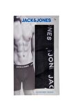 Jack Jones Black Mıcrofıbre 3 L ü Paket Erkek Boxer 12182421