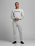 Jack&Jones Açık Gri-Melanj Erkek Eşofman Takımı 12182478