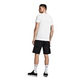 Jack & Jones O Yaka Baskılı Beyaz Erkek T-Shirt