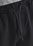 Jack & Jones Siyah Erkek Çocuk Düz Eşofman Altı JPSTVEGA JJTRASH BLACK LN JNR