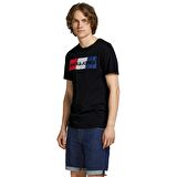 Jack & Jones Erkek Siyah T-Shirt