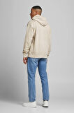 Jack & Jones Erkek Eskitme  Kapüşonlu Sweatshirt - 12174457