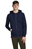 Jack & Jones Erkek Kapşonlu Sweatshirt 12181901