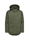 Only & Sons Yağ Yeşili Erkek Mont 22019342_ONSELLIOT PARKA OTW VD
