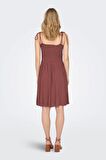 ONLY ONLANNIKA S/L SMOCK DRESS WVN NOOS kiremit 