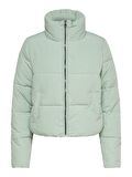 Only Onldolly Short Puffer Jacket Otw No Dik Yaka Normal Kalıp Düz Açık Yeşil Kadın Mont