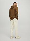 Jack & Jones Kapüşonlu Regular Fit Kahve Erkek Şardonlu Sweatshirt 12152840_JJECORP LOGO SWEAT HOOD NO