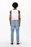 Only & Sons Erkek Yırtık Kot Pantolon Onsavı Beam Lıfe Crop - 22019569