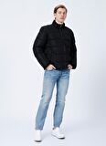 Only & Sons Siyah Erkek Mont ONSMELVIN LIFE QUILTED JACKET OTW V