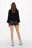 ONLNOLA LIFE  3/4 PULLOVER KNT NOOS SİYAH 