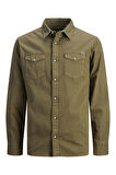 Jack Jones Esherıdan Erkek Jean Gömlek 12138115