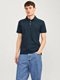 Erkek JJEPAULOS POLO SS NOOS POLO T-Shirt-Lacivert | XXL