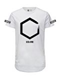 Erkek Siyah Baskılı Printed T-Shirt - 12195559