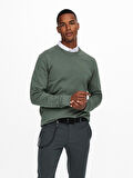 22018683 Only & Sons Onsceres Life Crew Neck Noos Erkek Sweat Castor Gray