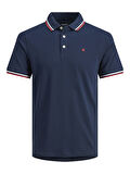 JACK JONES Erkek Lacivert Polo Tişört 12143859