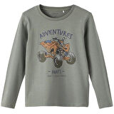 Name it Erkek Çocuk Yeşil Uzun Kollu T-Shirt