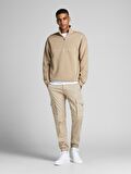Jack&Jones Slim Fit Bej Erkek Kargo Pantolon 12193754