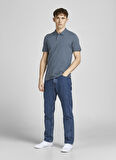 Jack & Jones Polo Yaka Düz Gri Erkek T-Shirt 12136516_JJEBASIC POLO SS NOOS