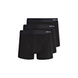 Jack & Jones Erkek 3'lü Boxer 63412198852 Siyah