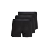 Jack & Jones Erkek 3'lü Boxer 63412198852 Siyah