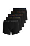 Jack & Jones Erkek Jacblack 5'li Boxer 12167028 Black