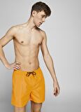 Jack & Jones Turuncu Erkek Şort Mayo 12202956_JPSTCRETE JJSWIM AKM