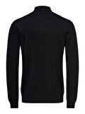 ONSWYLER LIFE REG 14 HALF ZIP KNIT NOOS Erkek Black Kazak - 22021264
