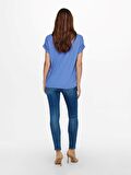 ONLMOSTER S/S O-NECK TOP NOOS JRS mavi