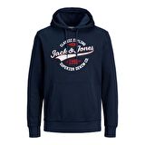 Jack & Jones Erkek Kapşonlu Sweatshirt 12189736