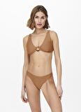 Only Turuncu Kadın Bikini Üst ONLTAMARA TEXTURED BIKINI TOP