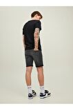Jack & Jones Erkek Jean Sort Rick Original Shorts Siyah Şort 12201627-02