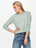 Only Kadın Kazak SOLID COLORED KNITTED PULLOVER 15170427