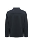 Only & Sons Düz Koyu Lacivert Erkek Gömlek 22021279_ONSNEWKODYL OVERSHIRT SWEA