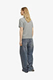 JJXX Jxanna Kadın Gri T-Shirt 12200182-LightGreyMelange