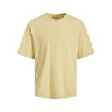 Jack & Jones Bisiklet Yaka Baskılı Kahve Erkek T-Shirt 12185628_JORBRINK TEE SS CREW NECK